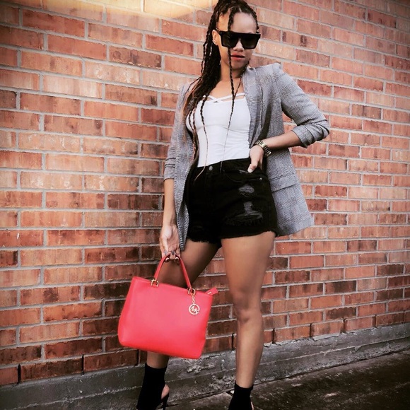 Michael Kors tote handbag (red) - Picture 7 of 7